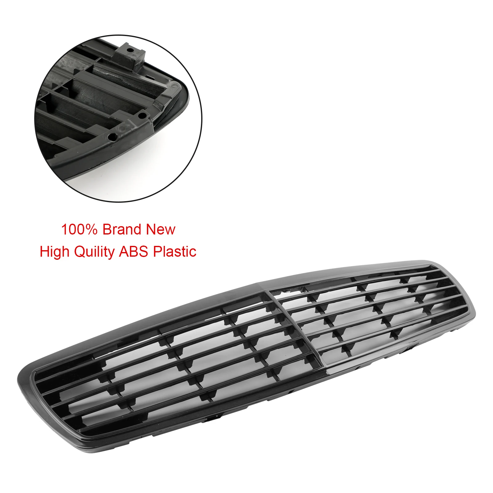 Areyourshop Front Car Grill Grille for Mercedes-Benz E-Class W211 E320 E350 E55 AMG 2002 2003 2004 2005 2006