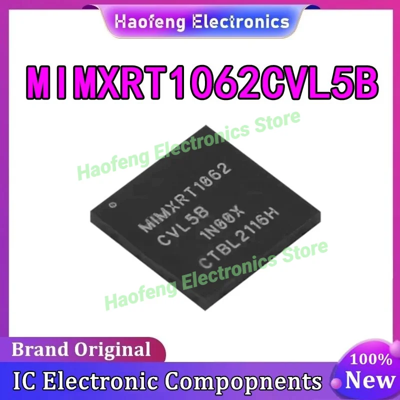 

НОВЫЙ оригинальный чип микроконтроллера MIMXRT1062CVL5B. Пакет MAPBGA-196 в наличии