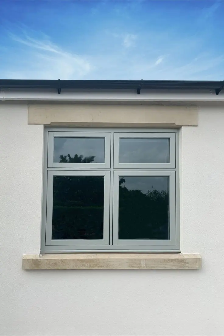 Modern Aluminum Casement Window for Home Office Soundproof Thermal Break Structure Insulated Double Glazed Tilt and Turn Windows