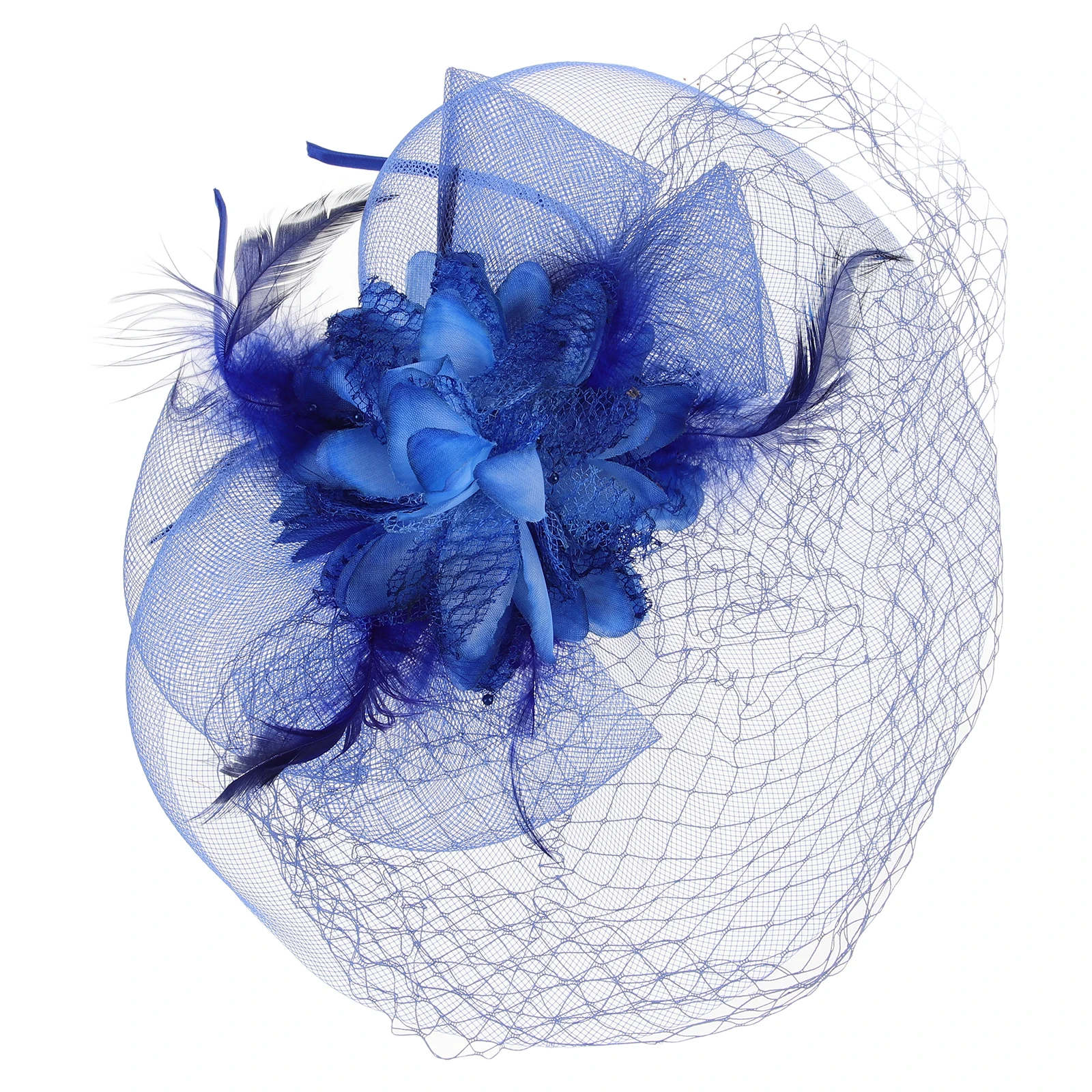 

Flower Top Hat Skin friendly Headwear Wedding Decor Headb Grace Veil Headdress Mesh Bride Exquisite Headpiece Party Hair