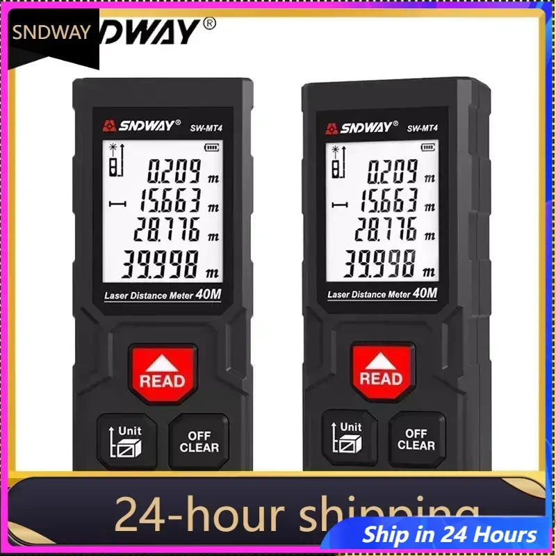 

English Version SNDWAY40M Rangefinder Laser Distance Meter Mini Range Finder Multifunction Digital Laser Tape Measure Electronic