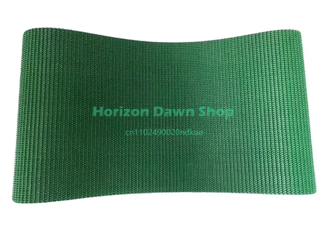 Lawn pattern anti slip climbing belt, fruit picking machine conveyor belt, PVC green conveyor belt, manufacturer direct sales