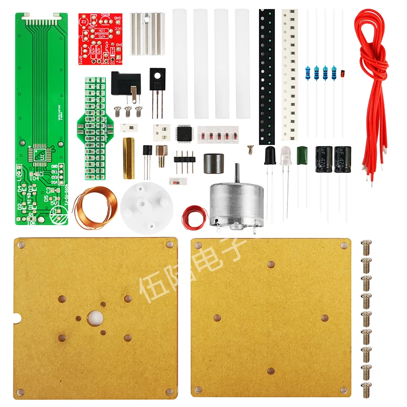 Imagem -03 - Single Side Cross Rotating Kit Eletrônico Display Led Soldagem Peças Sobressalentes com Programação