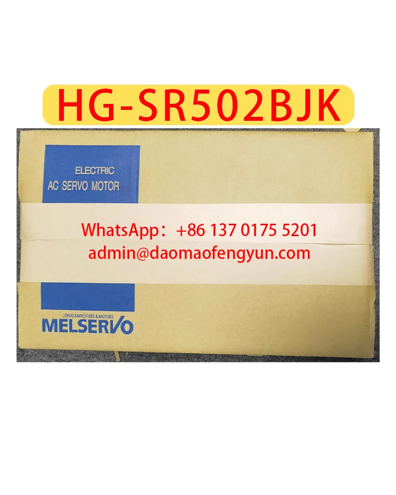 

HG-SR502BJK Совершенно новый серводвигатель, оригинальный, подлинный, быстрая доставка