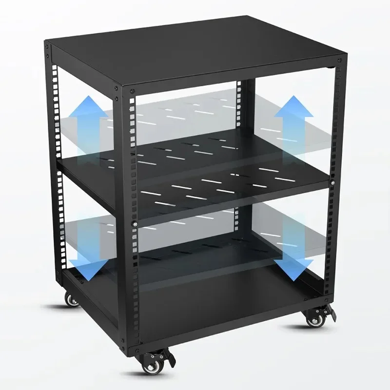 Simple Network Cabinet Removable With Wheel Server Chassis Multi-Layer Floor Open
