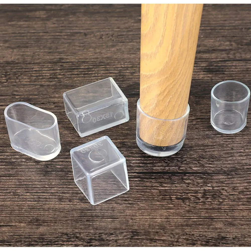 4pcs/set New Socks Floor Protectors Furniture Feet Chair Leg Caps Silicone Pads Non-Slip Covers