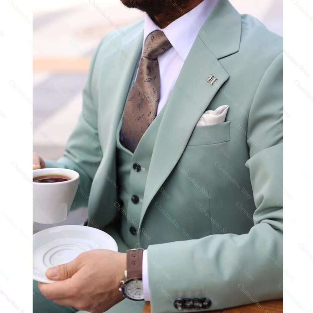 Jas Pria 3 Potong Kerah Takik - Men Formal Wear 2025 ulasan dan harga