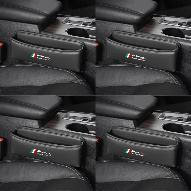 

Multifunction Car Seat Gap Organizer Seat Crevice Slot Storage Box for Fiat Abarth 500 500c 500e 500L 500x Car Accessories