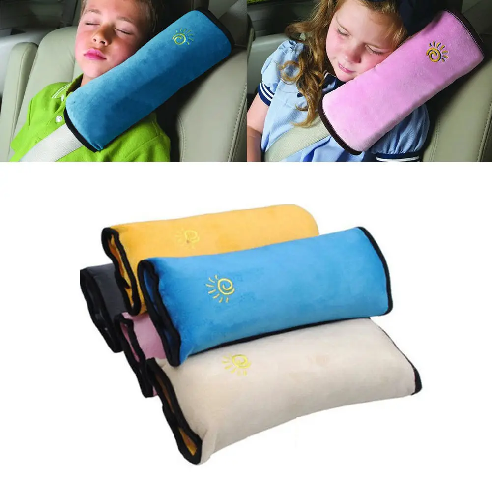 

1pc Kids Shoulder Pad Cover Car Safety Harness Cushion Auto Protector Adjustable Head Neck Support For