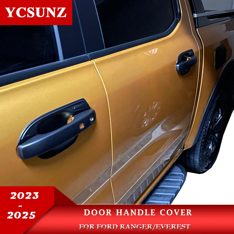 

Крышка дверной ручки автомобиля для Ford Ranger Wildtrak T9 2023 2024 2025 Sport XLT XLS XL NEXT GEN аксессуары для двойной кабины