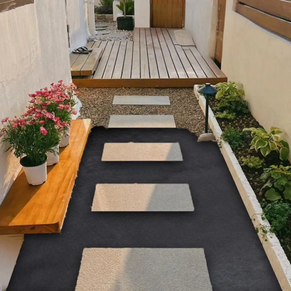 Non-woven Felt Plant Pot Liner Non-woven Fabric Flowerpot Liner Roll Tear-resistant Black Plant Potting Sheets Natural Felt
