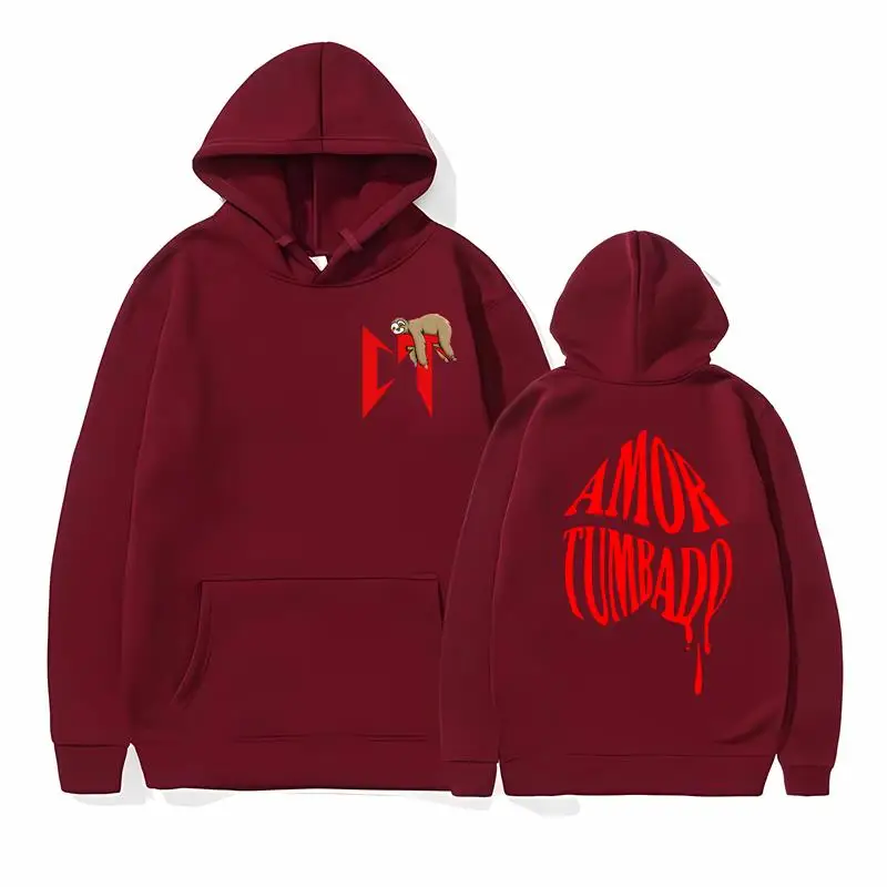 2024 Hottest CT Sloth Printed Corridos Tumbados Hoodies Men Women  Natanael Cano Clothing New Design Street Style Hoodie