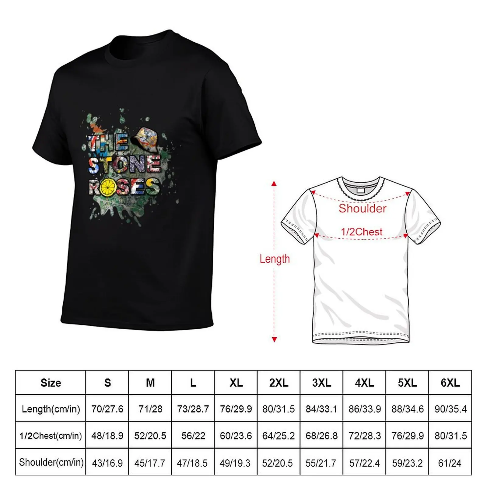The Madchester Jackson Pollock Bucket Hat T-Shirt Stretch Fabric Comfort T-Shirt