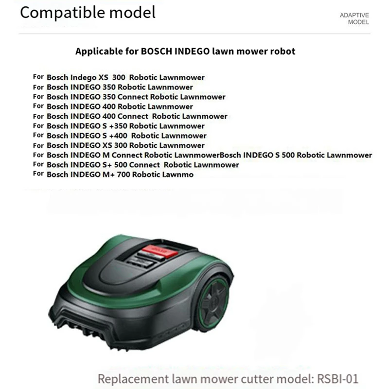A76I-Lawn Mower Blade Disc Automatic For BOSCH XS300 Robotic Lawn Mower Blade Mowing Deck