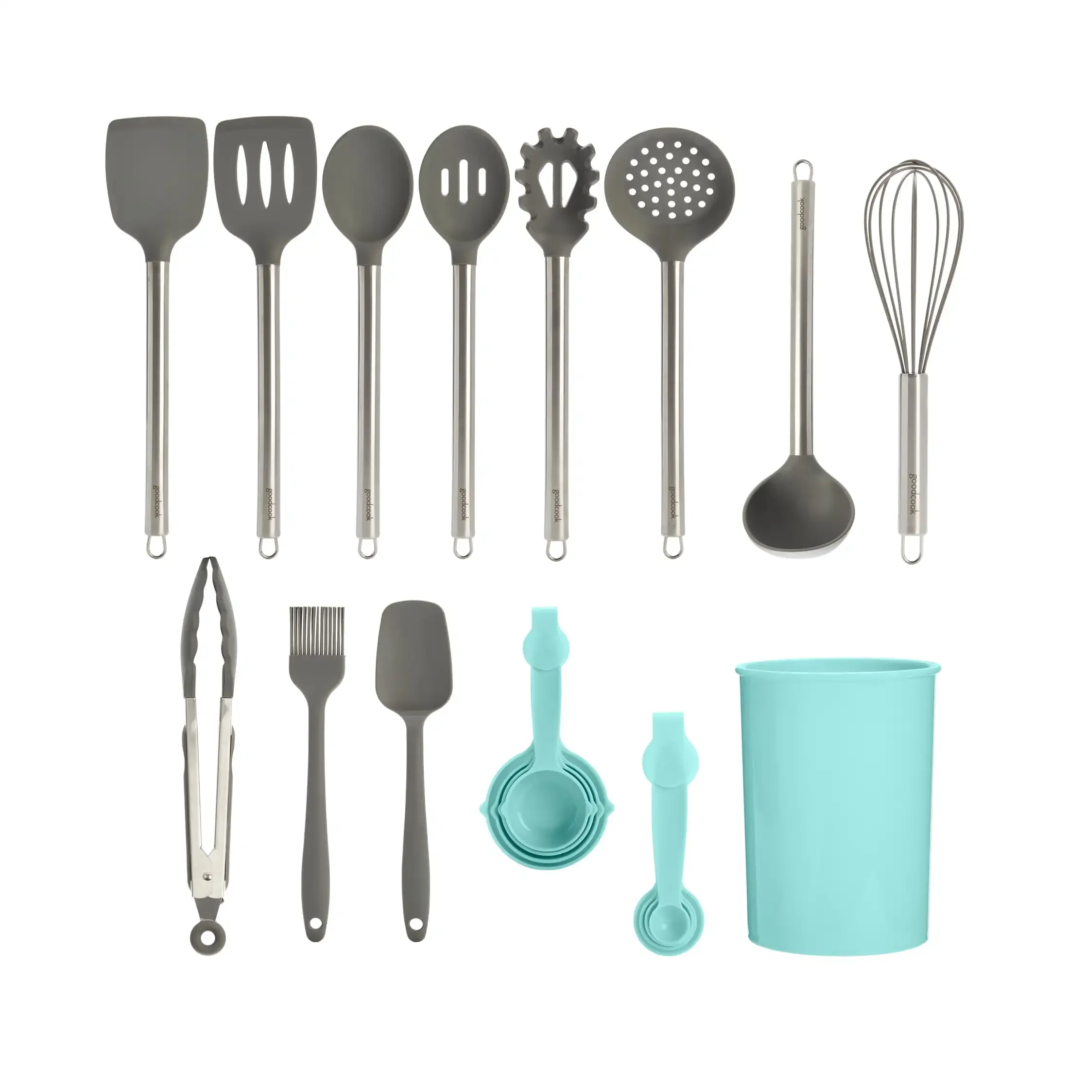 

20 Piece Kitchen Tools & Gadget with Crock Set,heat safe to 400°F