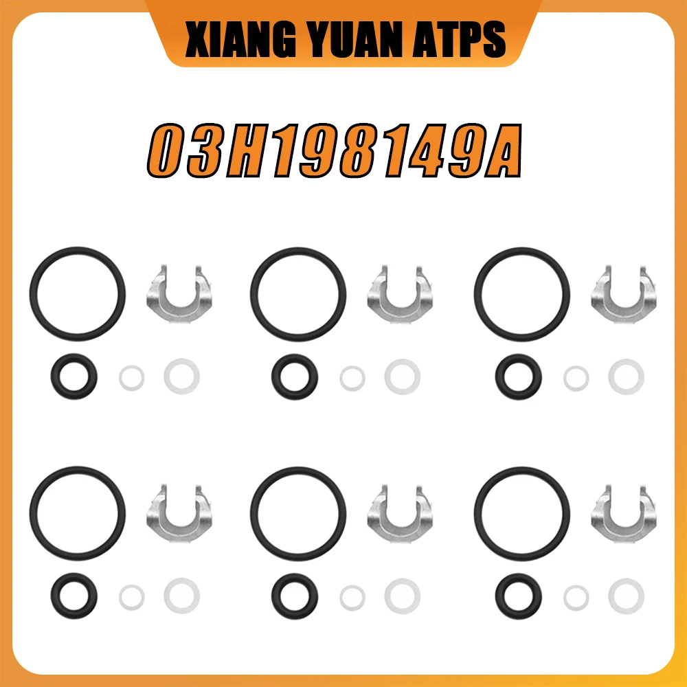 

03H198149A 95511091100 Fuel Injector Repair Seal Kit 03H 198 149 For 03H906036E For VW Touareg Passat Eos CC Audi Q7 3.6L 06-16
