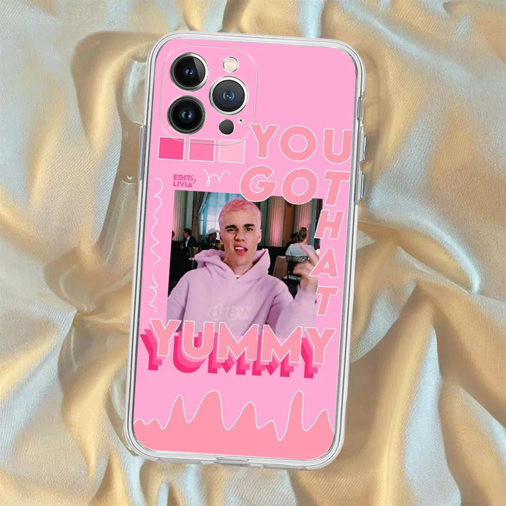 Fashion Justin Bieber Phone Case Silicone Soft for iphone 15 14 13 12 11 Pro Mini XS MAX 8 7 6 Plus X XS XR Cover