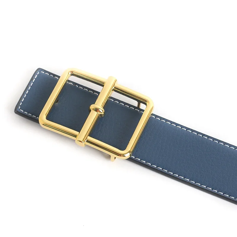 2024 Business Luxury Designer Brand Pin Buckle Belt Men High Quality Women Genuine Real Leather Dress Strap for Jeans Waistband