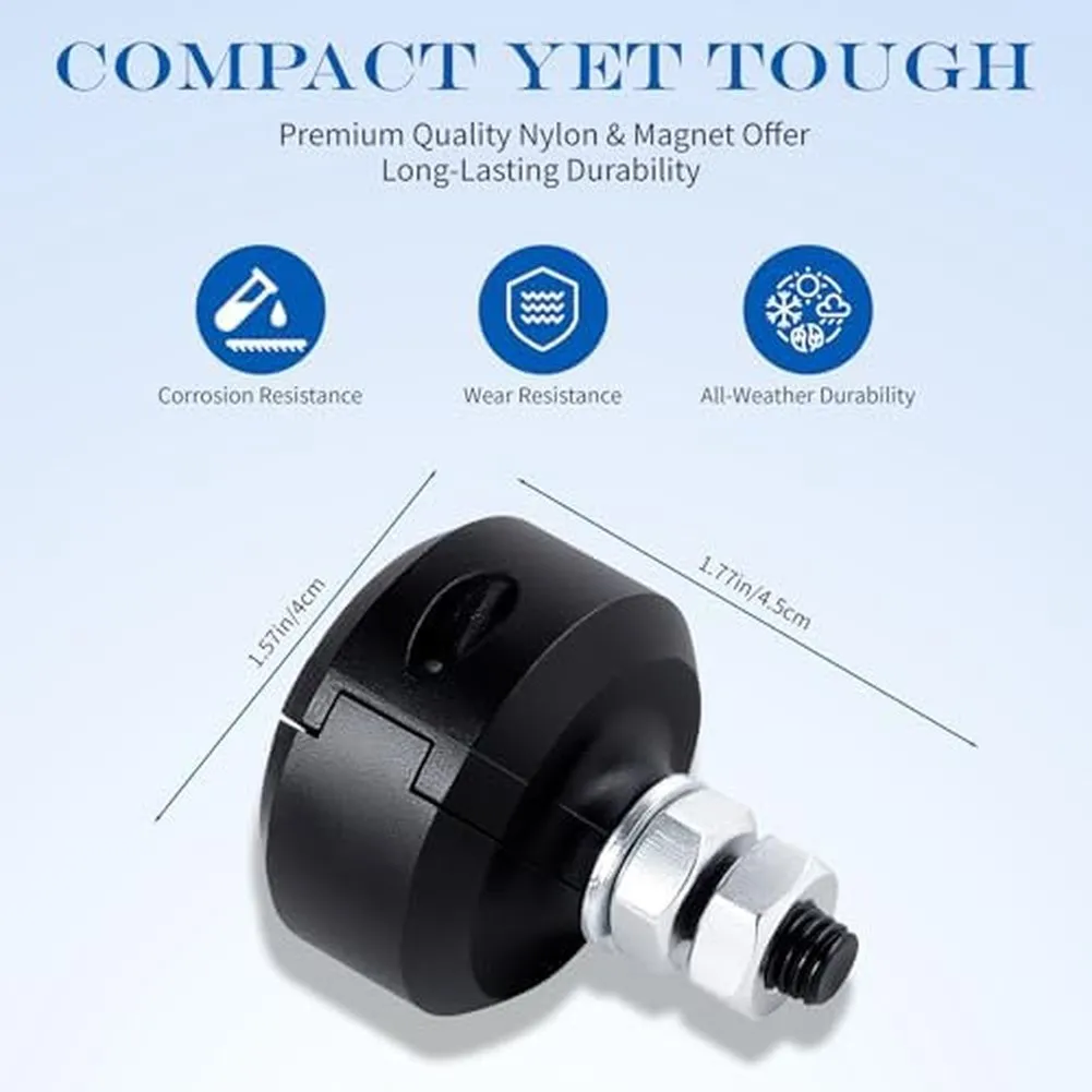 Magnetic Limit Switch Set With Round Magnets For Sliding Gate Door Opener Garage Automatic Entry System Replacement Parts