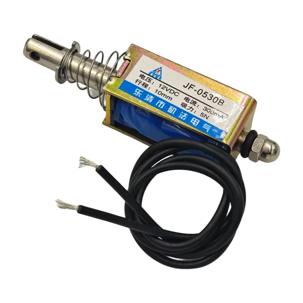 DC 24V 12V  25N 400mA 10mm Push Pull Linear Actuator Electromagnet Solenoid JF-0530B 0630B 0730B 1040B image 3