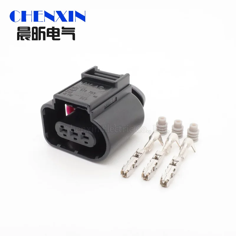 Car Accessory 8K0973703 3 Pin 1.5mm Air Conditioning Pressure Switch Intake Pressure Sensor Connector