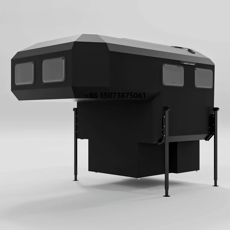 Factory Custom Family Flat Camping Pickup Truck Flatbed Overland Truck Camper