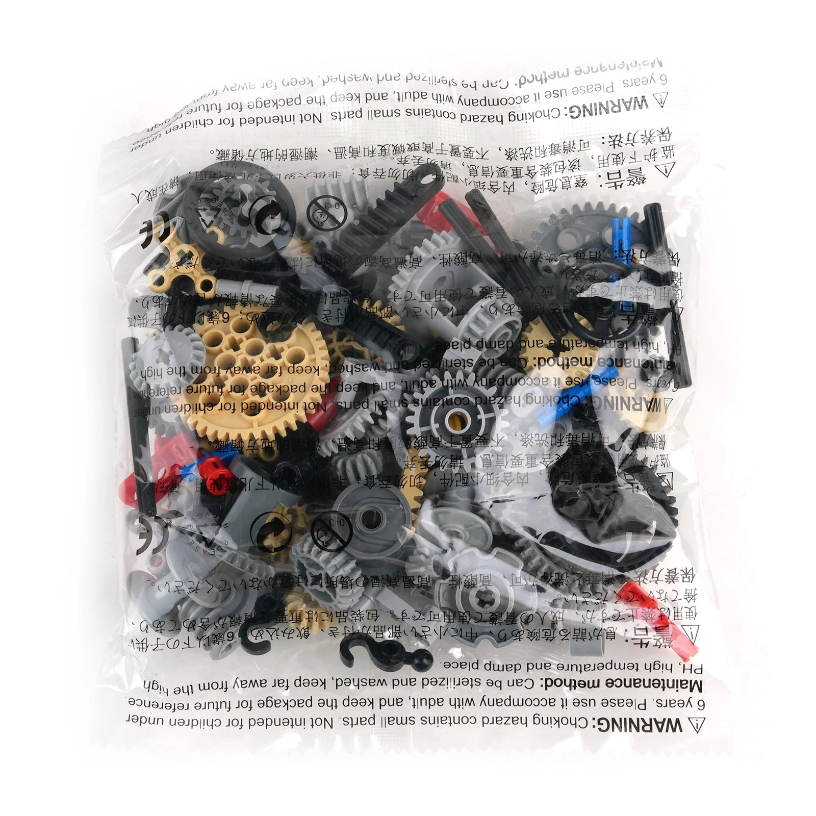 116 قطعة من مكعبات بناء عمود التروس - متوافقة مع تقنية 9686 MOC DIY لعشاق التجميع الإبداعي #1