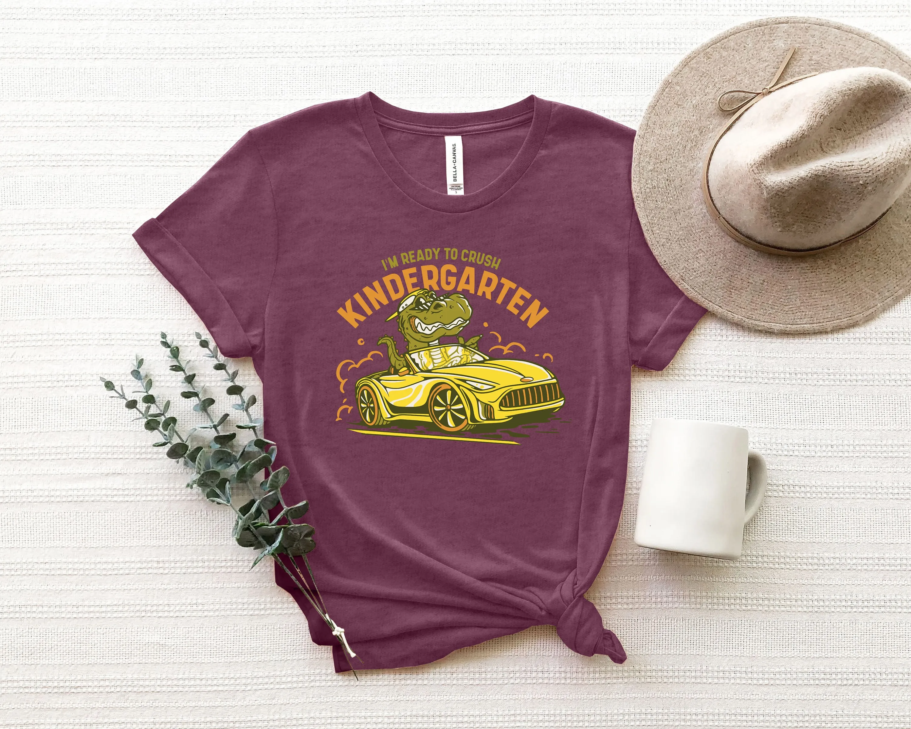 I'm Ready To Crush Kindergarten T shirt First Day Of School Dino rex Lover s Outfit