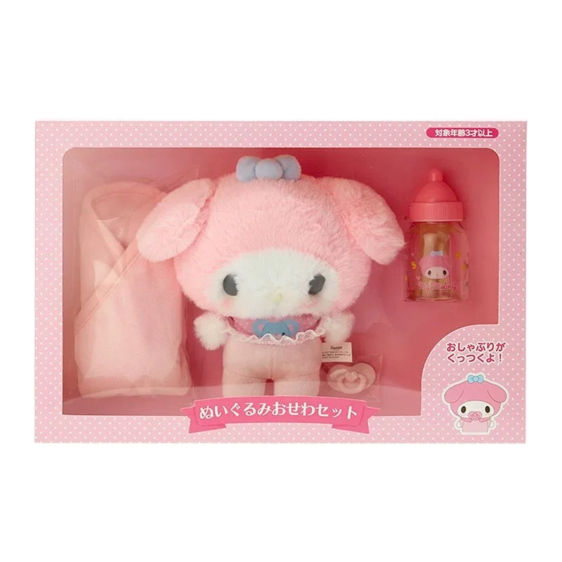 Mininstants Sanurgente My Melody Hellokitty Cinnamoroll Baby fur s Up, Sucette imbibée Sanrios, BiSantos en peluche, Coffret cadeau, Jouet beurre mignon