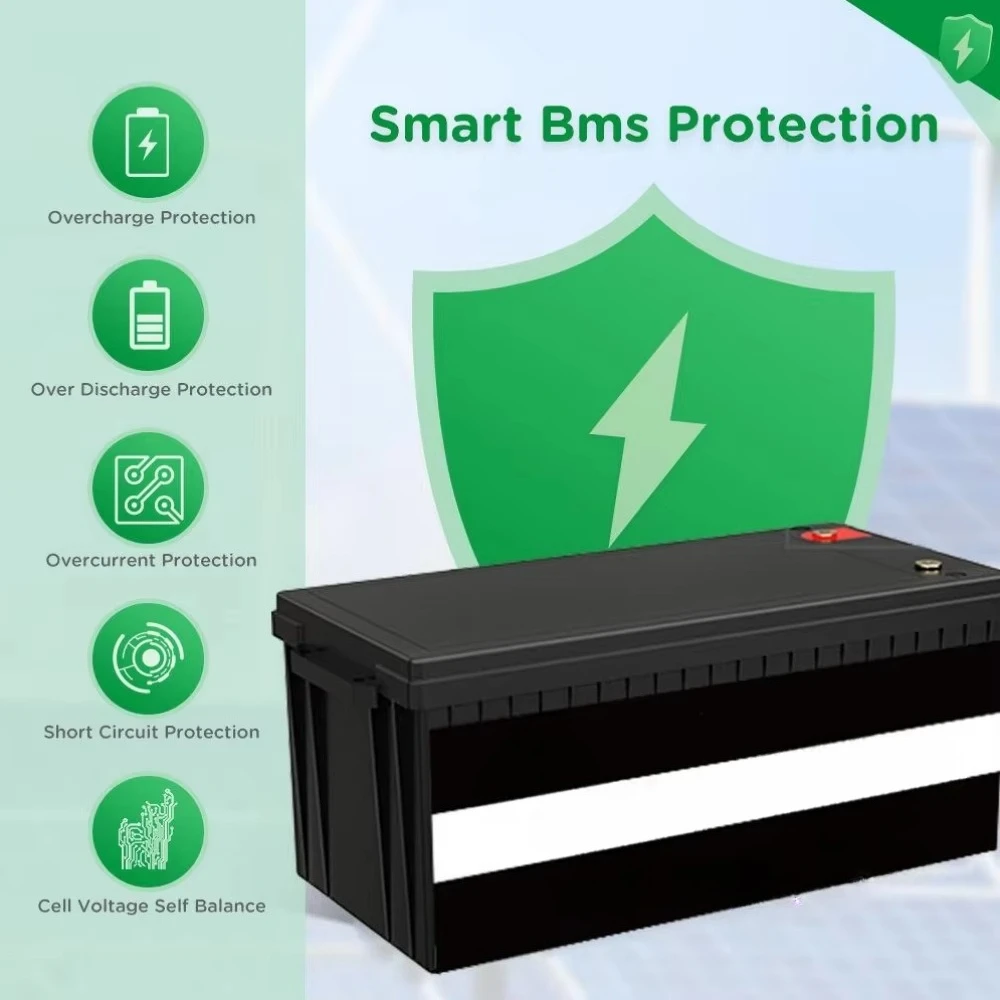energy storage LifePO4 12V 24V 48v lithium ion battery 100AH 200AH 300AH 400AH power system uninterruptible power supply  box