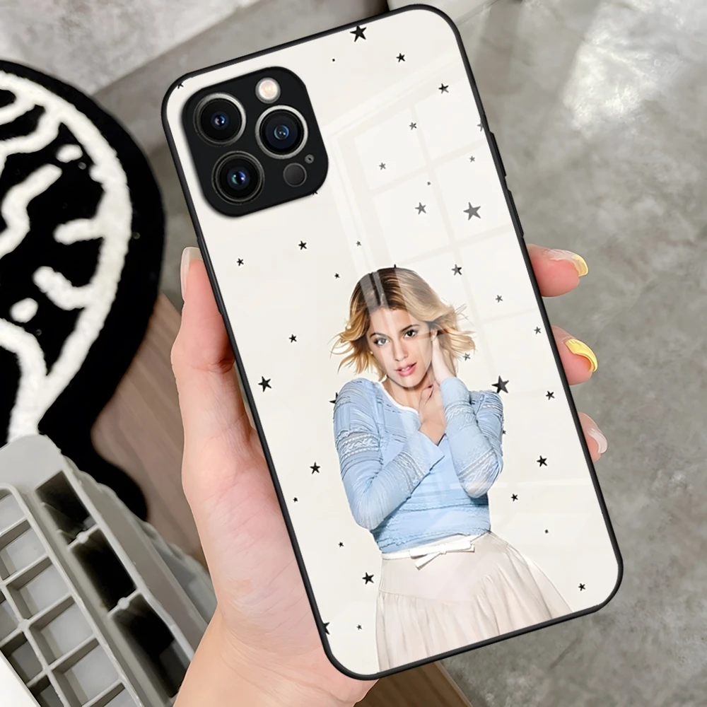 Violetta tv show cell Phone Case for iPhone 15 Pro 14 13 12 11 Mini X XS XR Max 6 8 Plus SE 2020 Glass Design Cove