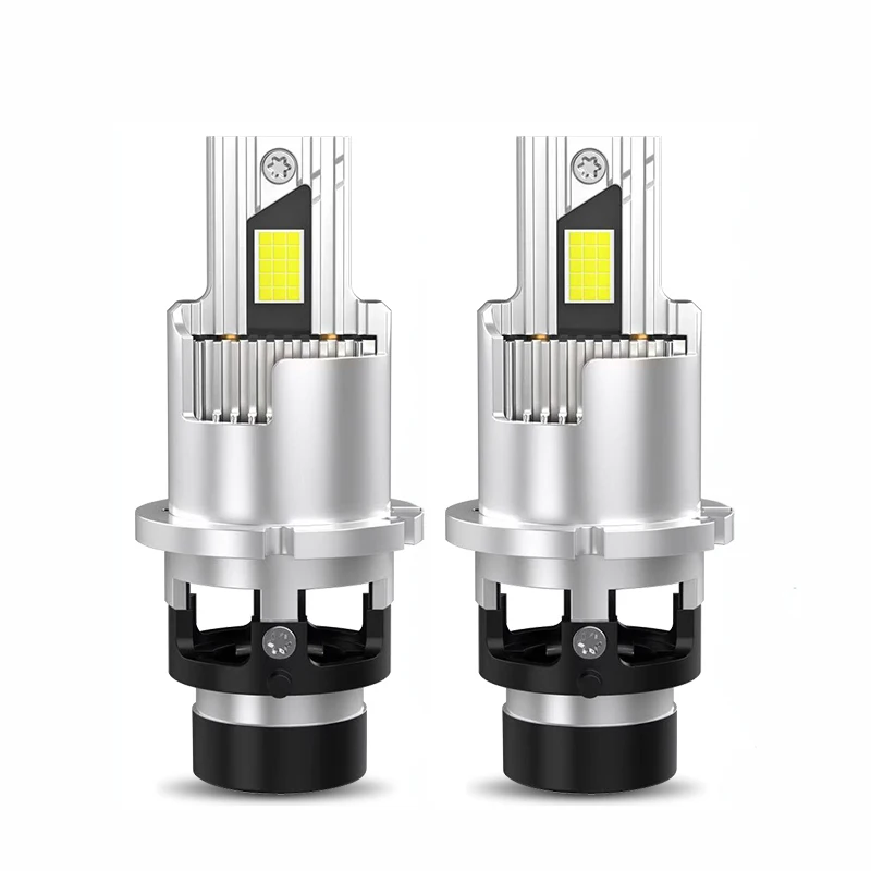 

2шт D4S Светодиодная фара HID Canbus Turbo Lamp 12V 24V 6000K Белый 1:1 Мини-размер Автомобильный светильник D4S Светодиодная лампа Plug and Play Auto Lamp