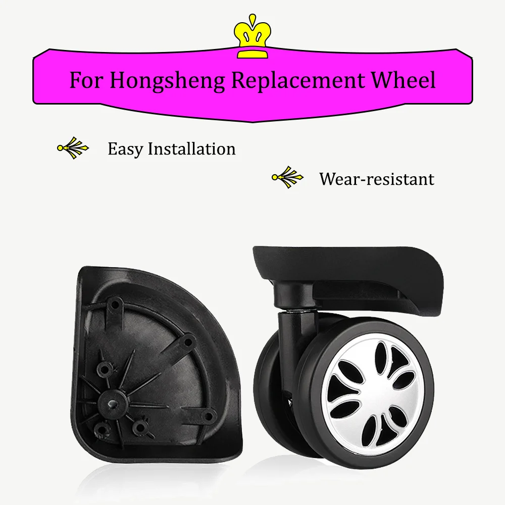 Suitable For Hongsheng Trolley Case Accessories Universal Wheel Suitcase Mute Wheel High Quality Material Maintenance Pulley