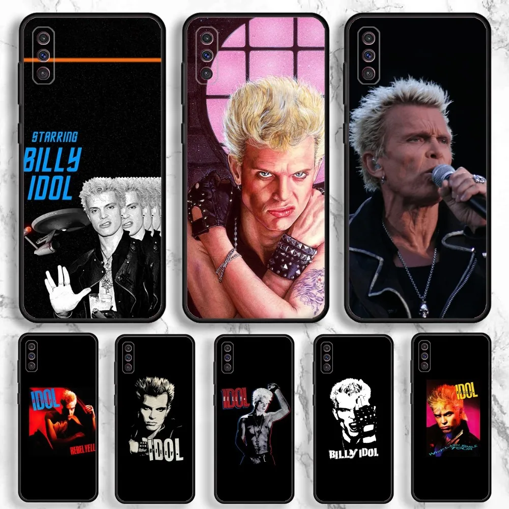 Billy Singer idol Phone Case For Samsung Galaxy A13,A21s,A22,A31,A32,A52,A53,A71,A80,A91 Soft Black Phone Cover