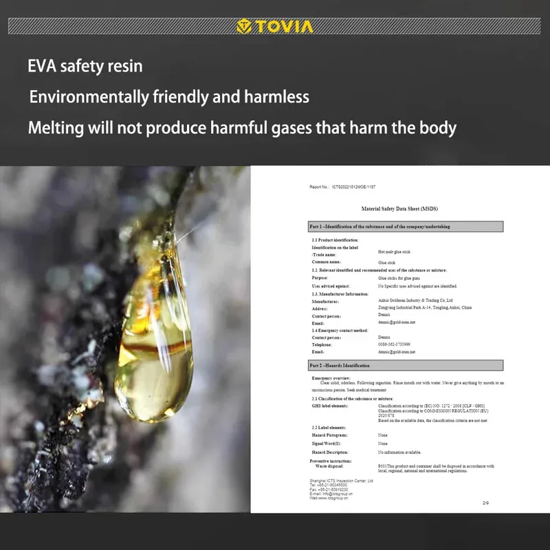 7 مللي متر * 100 مللي متر عصا صمغ شفافة تذوب بالحرارة مادة EVA مناسبة للاستخدام بنفسك ، ألبومات الصور/الخشب ، إلخ. 60 قطعة/120 قطعة