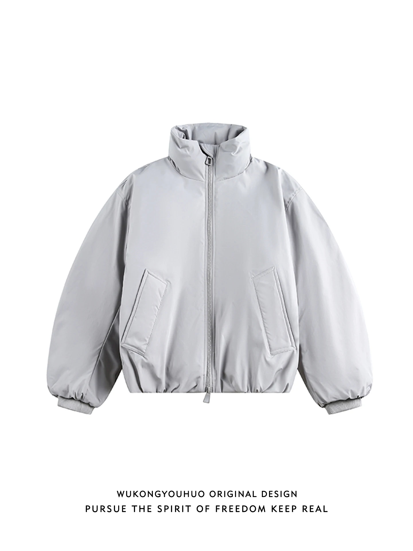 

Trendy ort Thiened Cotton Jaet Stand Collar ex Warm Versatile Winter Outerwear for Couples Youth ular Polyester ...