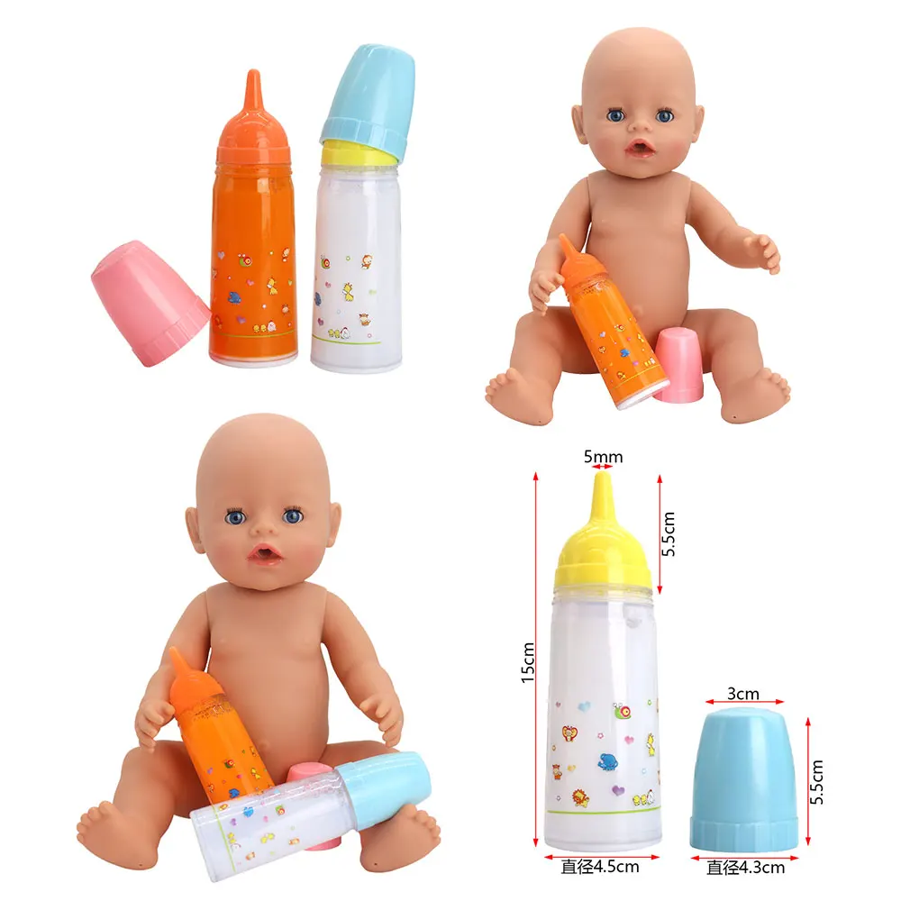 New Lovely  Small bottle Fit For 43cm Baby Doll 17 Inches Dolls Accessories