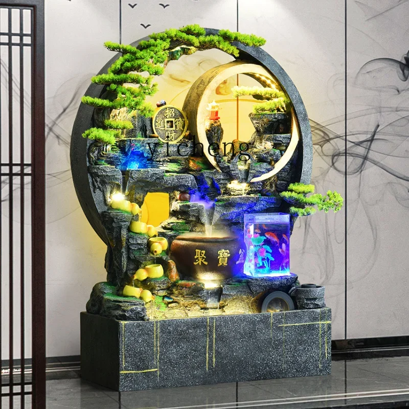 

L7- large gourd rockery fountain circulating water landscape wall screen courtyard landscape decoration