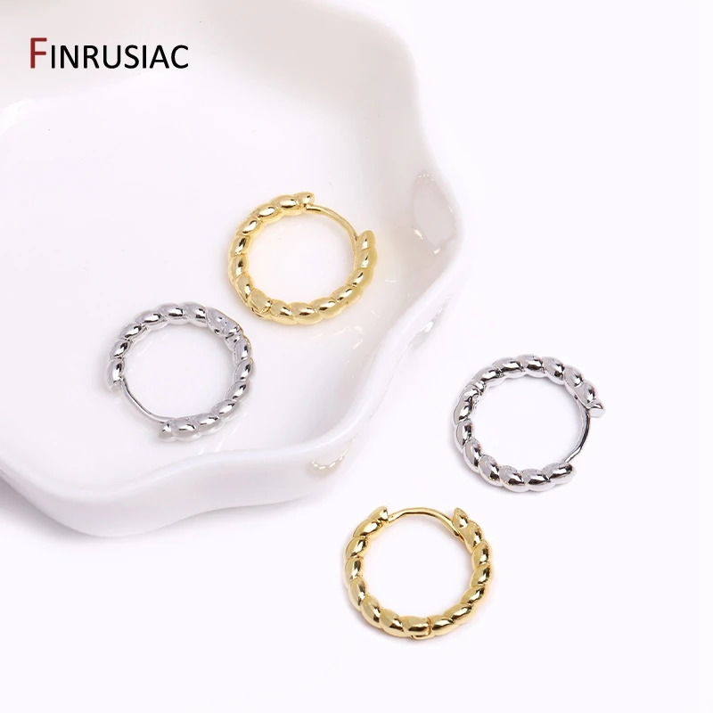 Gold Überzogene Messing Einfache Hoop Ohrringe Hohe Qualität Frauen Ohrringe, Eingelegten Zirkon Trendy Hoop Ohrringe Mode Schmuck Geschenke – Detail 18