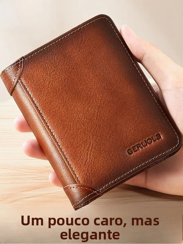 2026-新しいメンズ財布本革超薄型ショートスタイルマルチカードスロット牛革マネークリップ-rfid-盗難防止クレジットカードホルダー