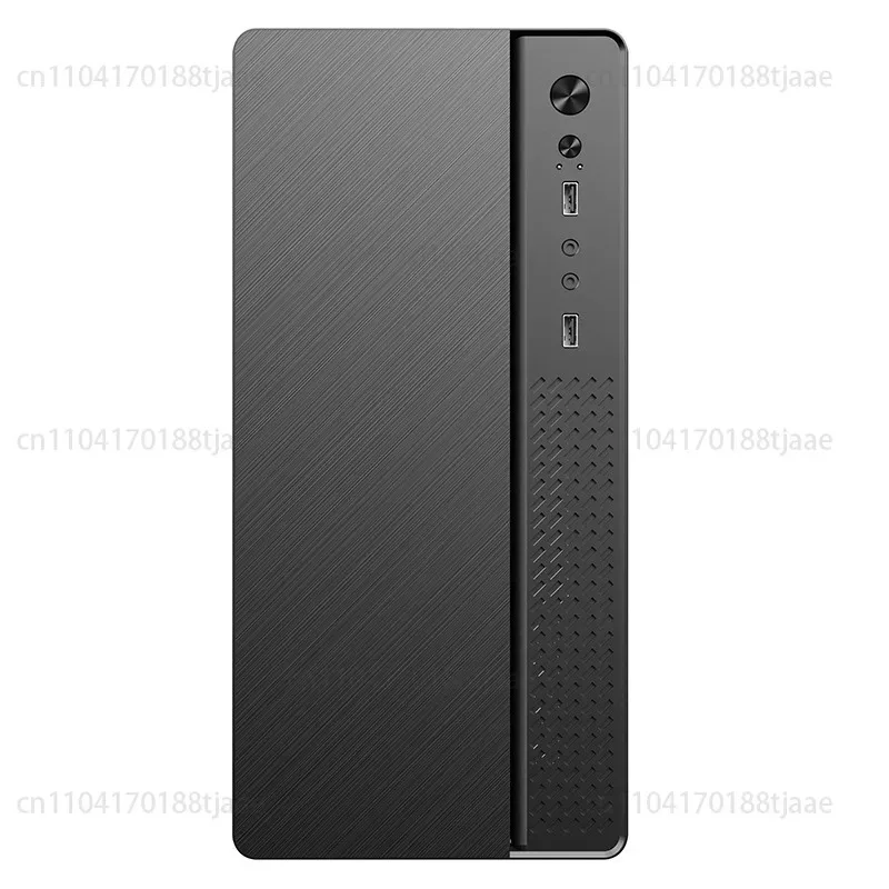 M-atx Motherboard Brushed Computer Case, Desktop Mini Business Office Home Simple Small Case