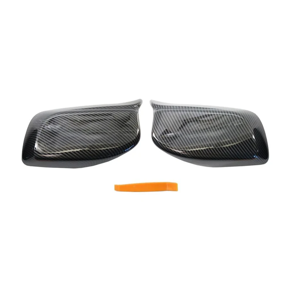ABS Mirror Cover Rearview Mirror Cover Vehicle Upgrade Uniform Look And Functionality Car Wing Mirror Accessory