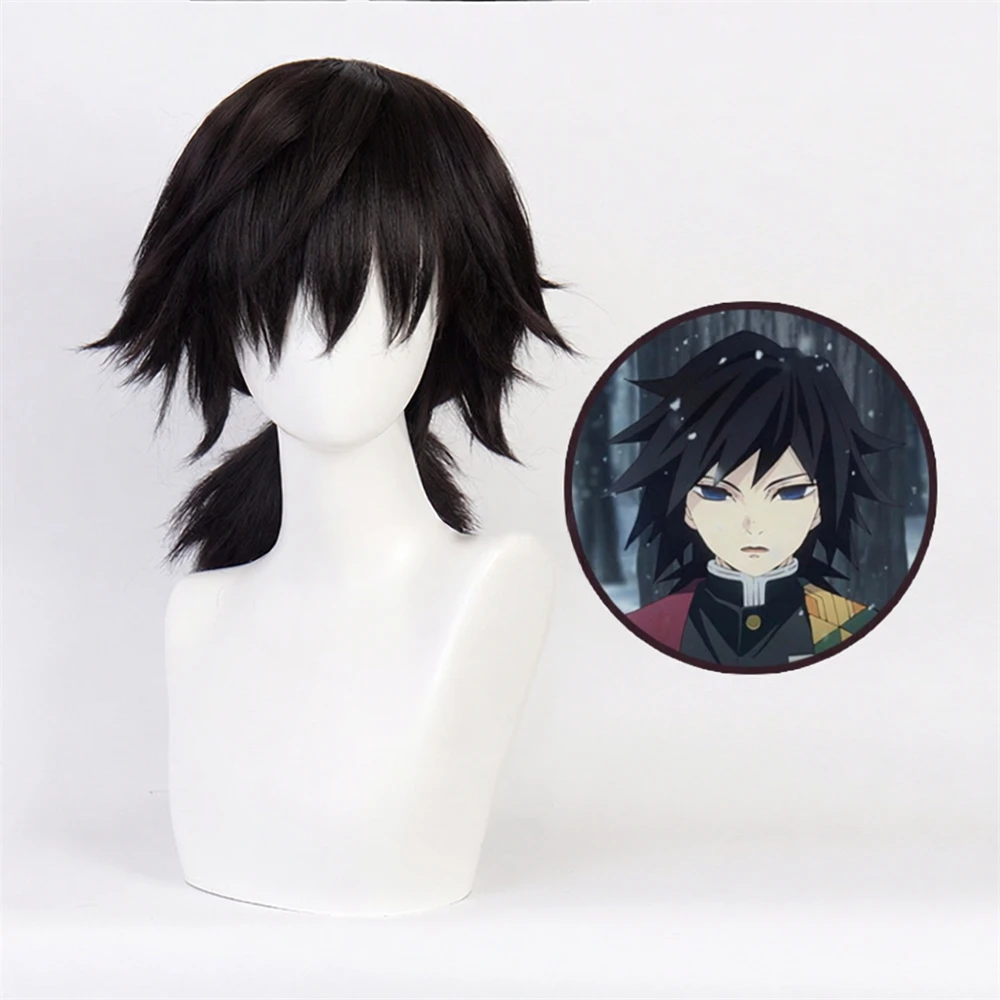 Tomioka Giyuu Cosplay Pruik Zw - Synthetic Wigs recensie en prijs