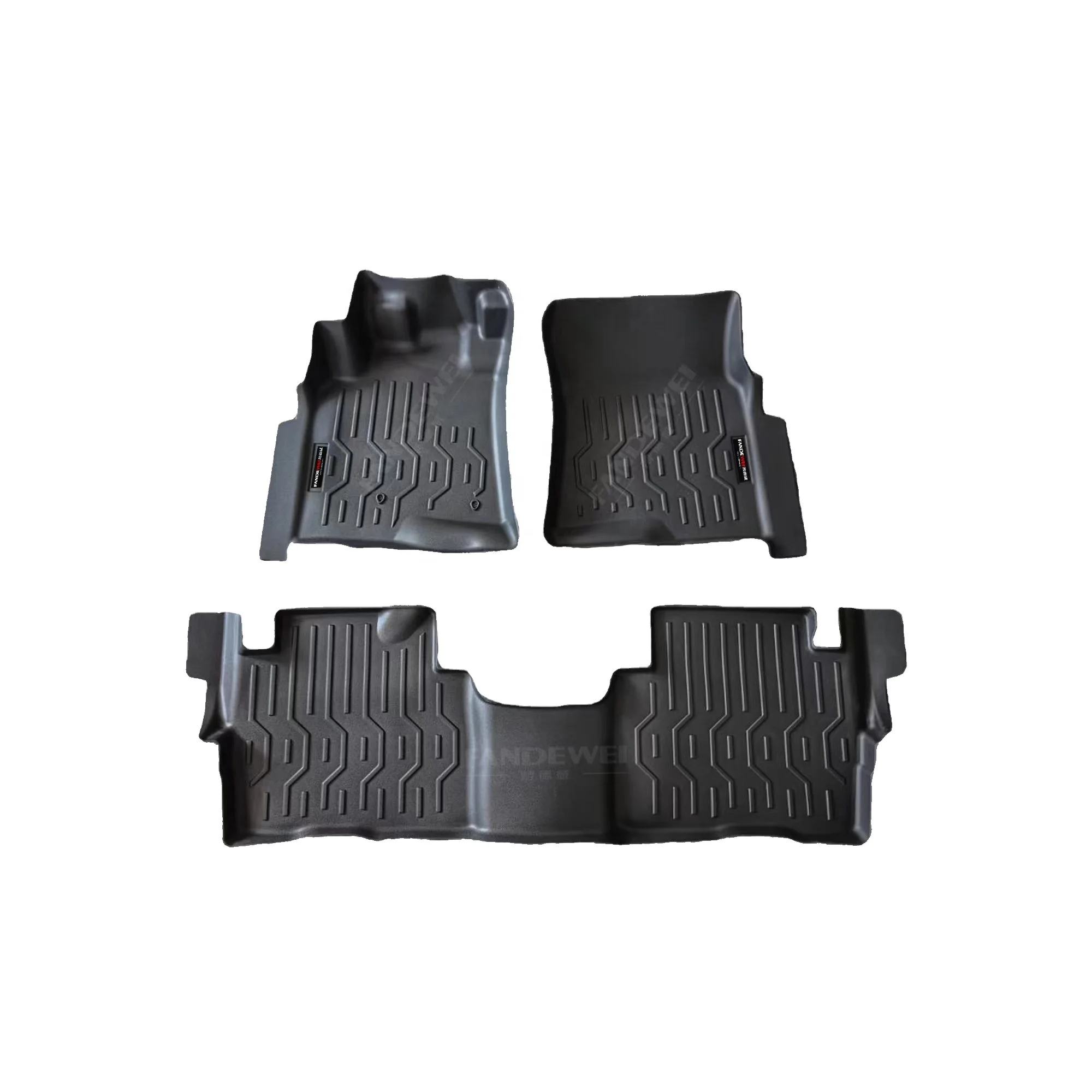 

Anti slip Anti Scratch Fireproofing 3D TPV Rubber Car Floor Mat for MITSUBISHI Pajero V87 2017+