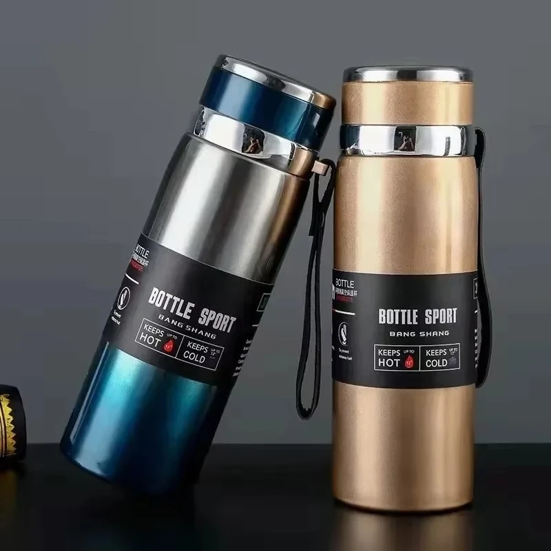 1L Thermal Water Bottle Keep Cold and Hot Water Bottle Thermos for Water Tea Coffee Vacuum Flasks Stainless Steel Thermos Bottle