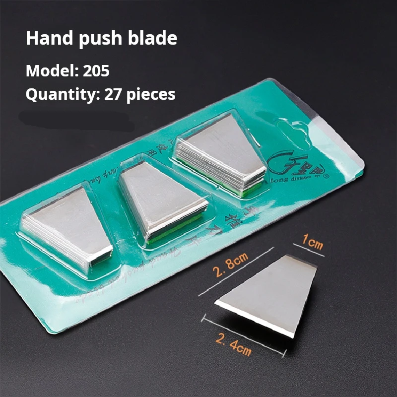 #208 Blade Cutting Knife All Stainless Steel Push Leather Cutter Diy Cowhide Leather Craft Tools Manual Router Paper Die Cutters