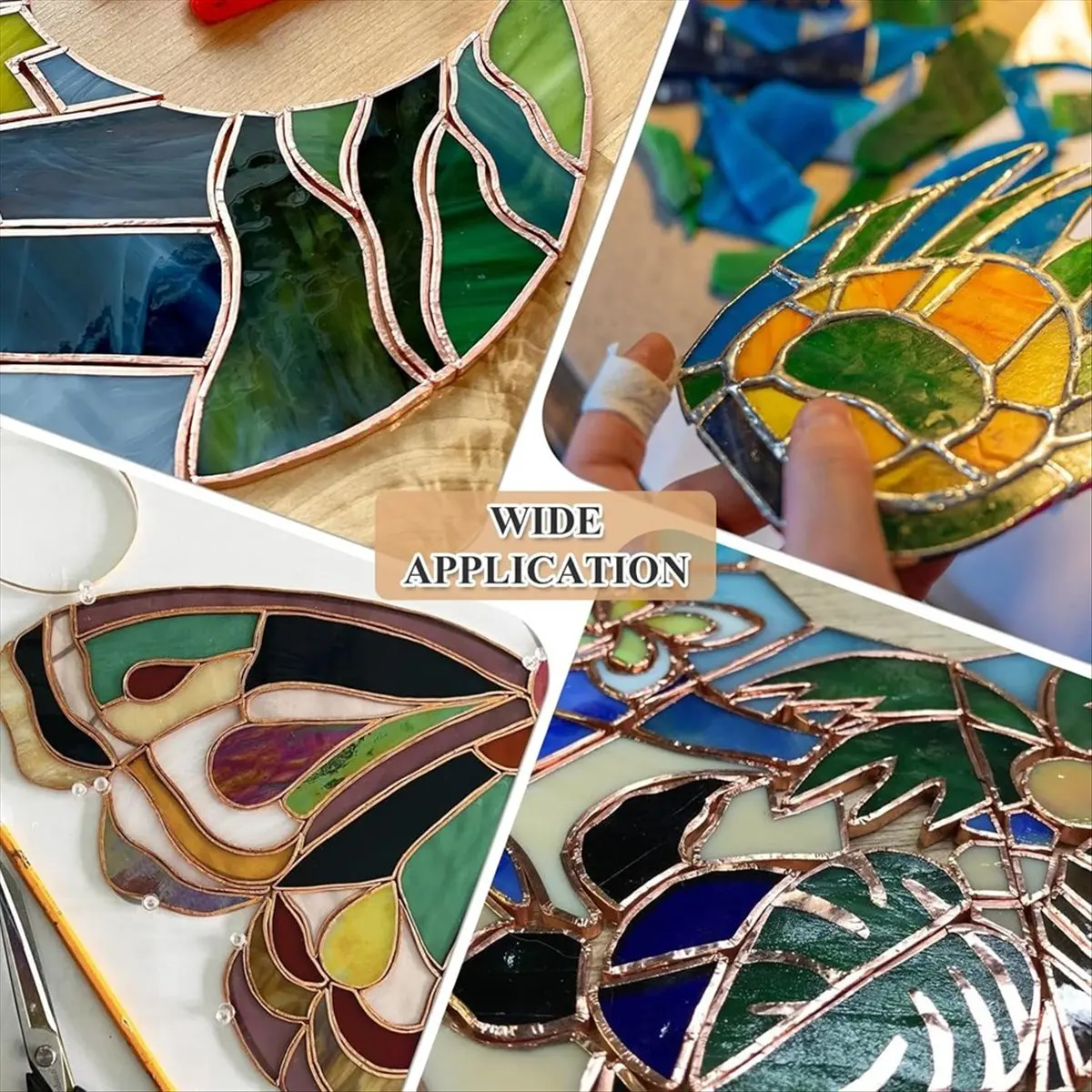 

Copper Foil Tape, Conductive Copper Tape 0.236inch X164FT, Copper Tape Conductive Adhesive for Stained Glass Supplies