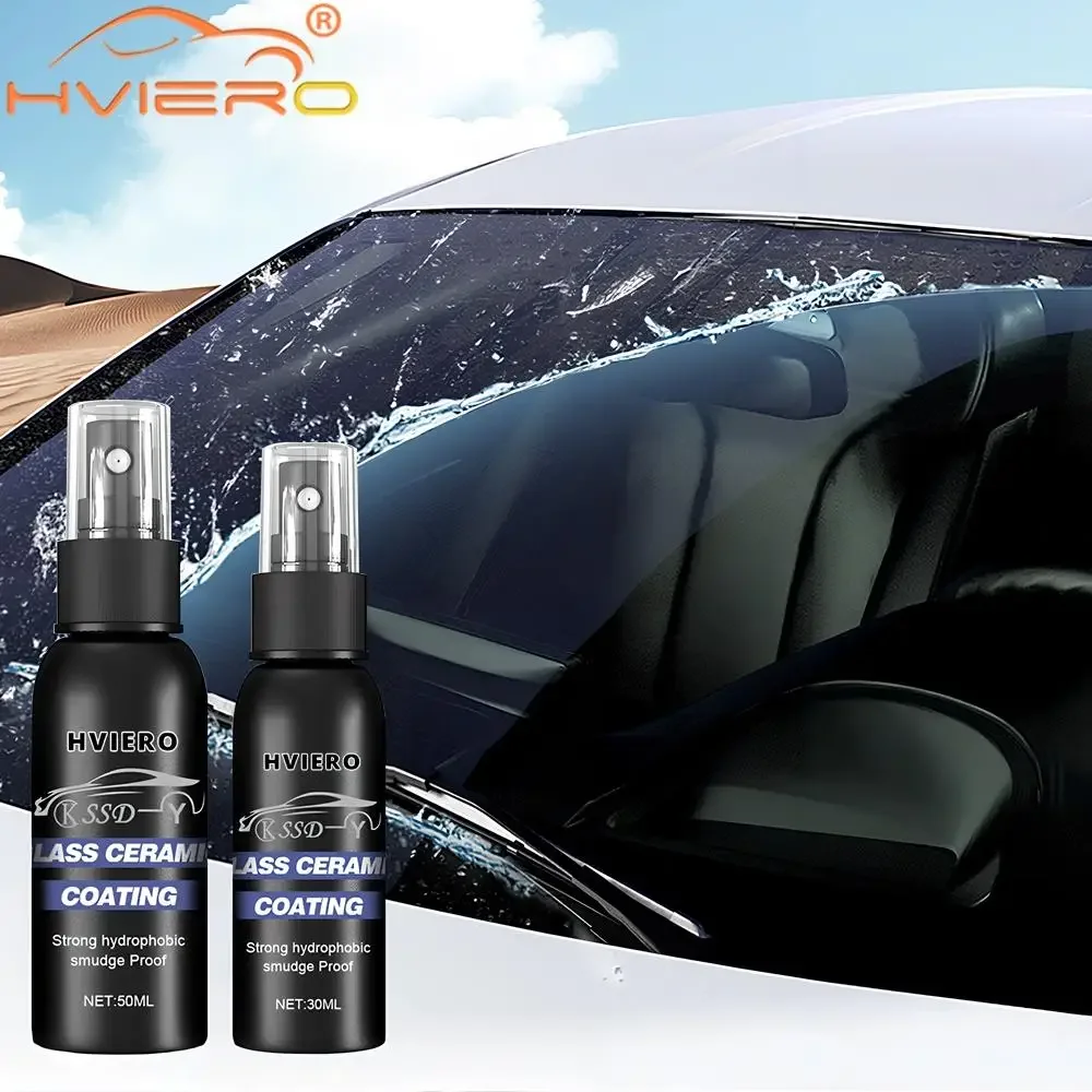 30ml/50ml Auto Windshield Water Repellent Agent Car Windows Waterproof Rainproof Nano Hydrophobic Coating Antifogging Clearness