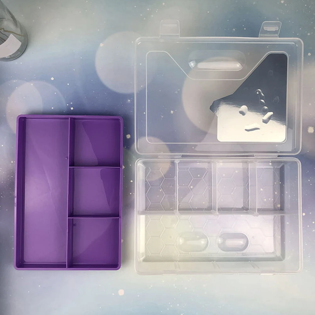 

Multifunctional Pen Case Stationery Storage Box Lightweight Durable Plastic Smooth Surface Protect Pens Tools