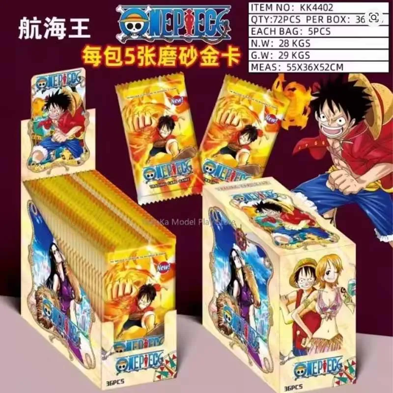 cartas-one-piece-novas-cartas-colecionaveis-one-piece-douradas-foscas-com-arte-de-personagens-de-anime